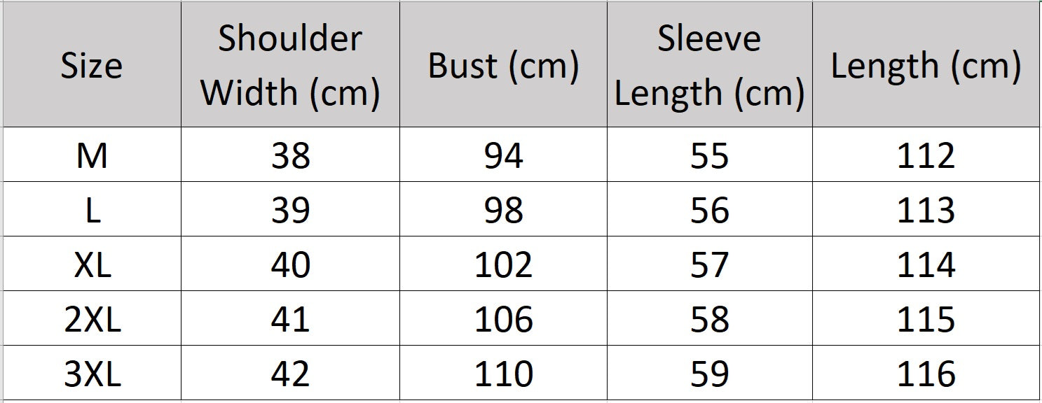 Women's size chart for a sheepskin coat in Onyx with mink-lined hood, printed floral leather cuffs and pockets, tonal zigzag quilting, and decorative knot closures — From Borcelleclothes.