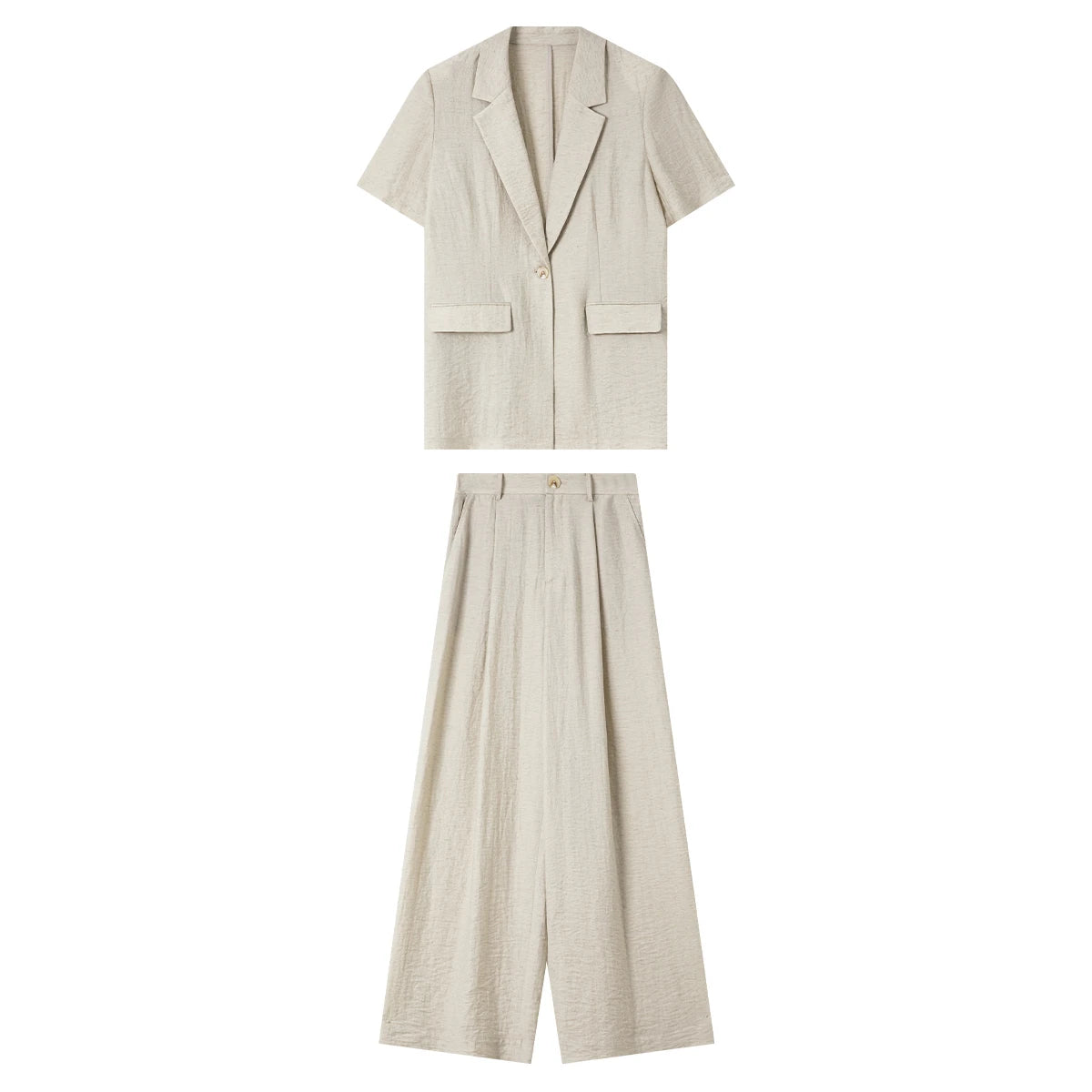Front view of the full outfit, showcasing proportions and fit. From Borcelleclothes.